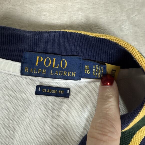 Polo Ralph Lauren Gold Metallic Big Pony Crest Logo Shirt Classic Men’s Size XL - Picture 3 of 7